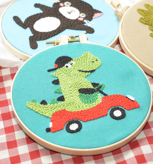 Kit de punch needle con aguja