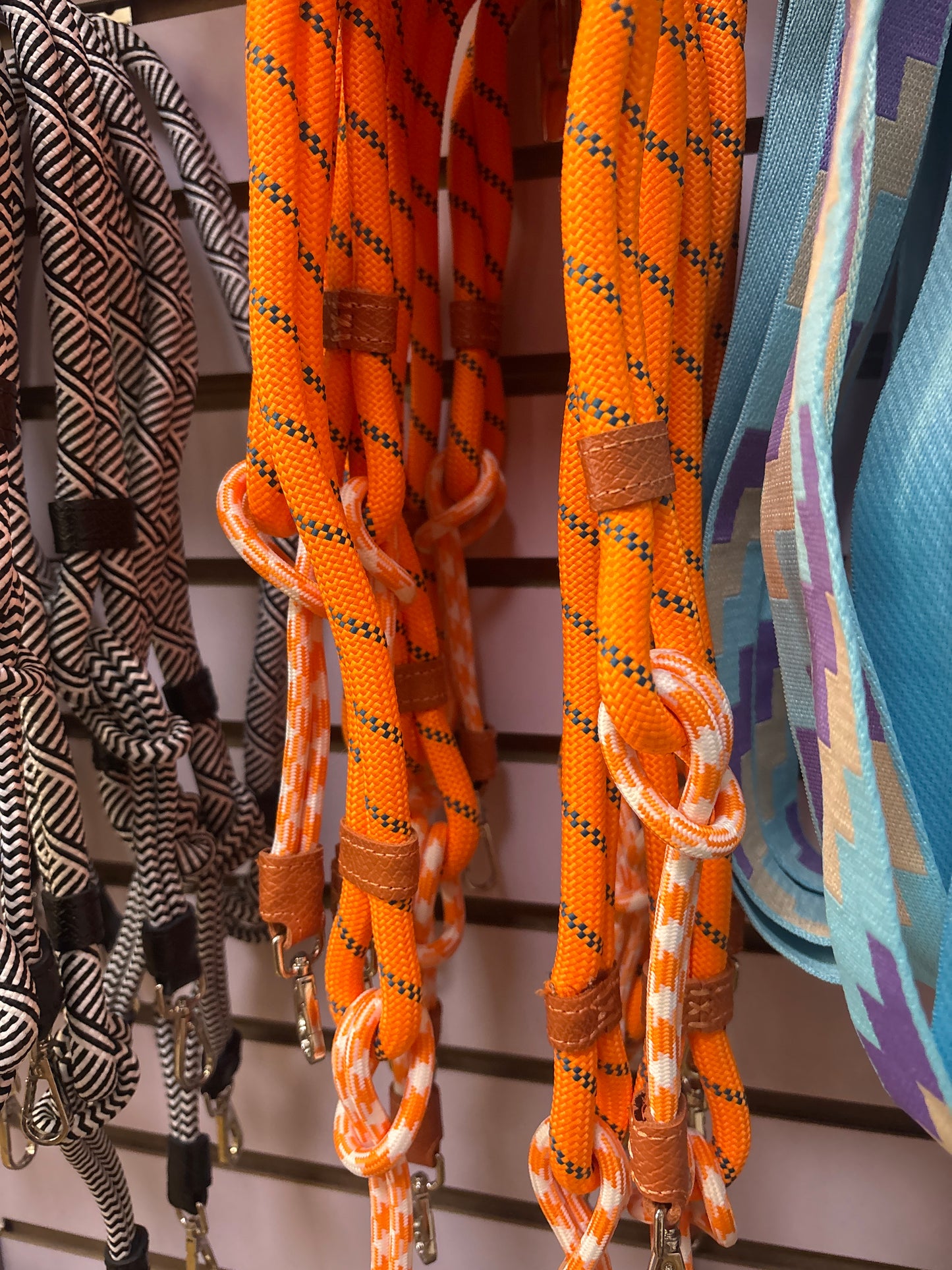 Mangos de cartera multicolor