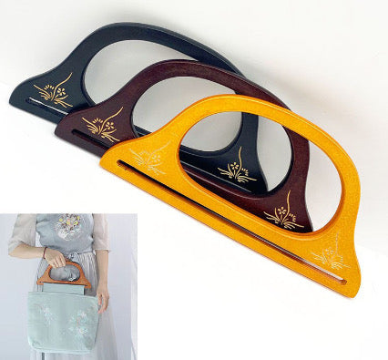 ASAS PARA BOLSOS madera y acrilico