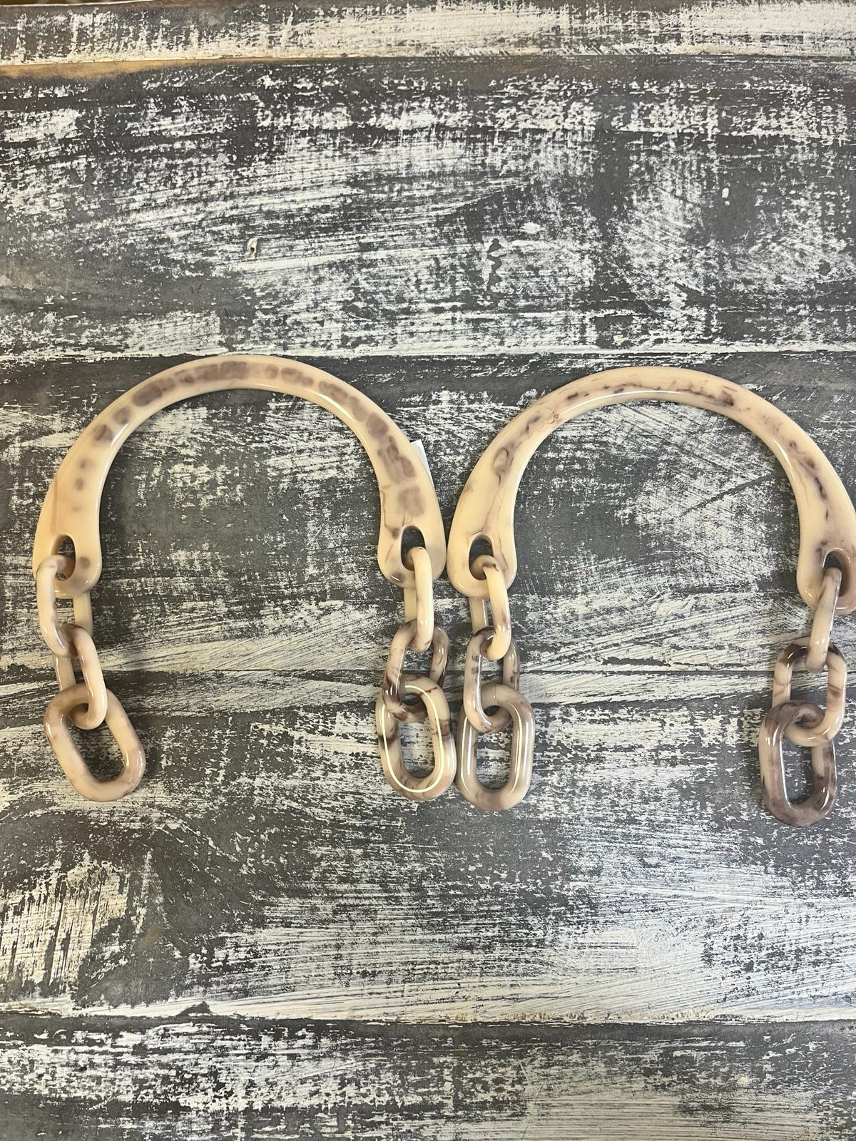 ASAS PARA BOLSOS madera y acrilico
