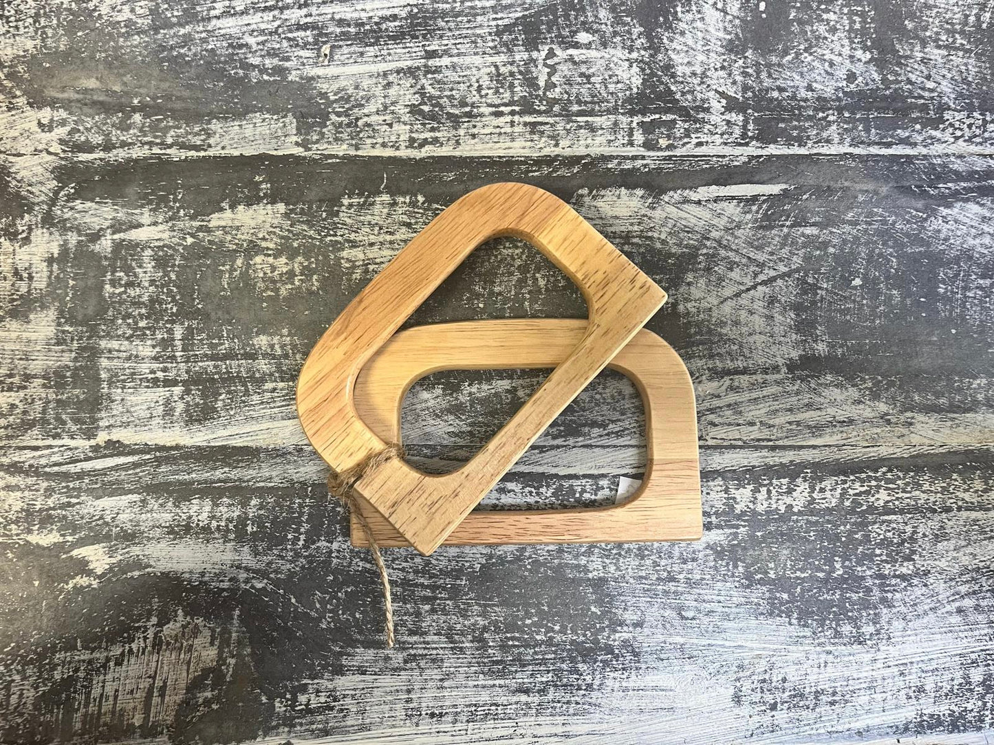 ASAS PARA BOLSOS madera y acrilico