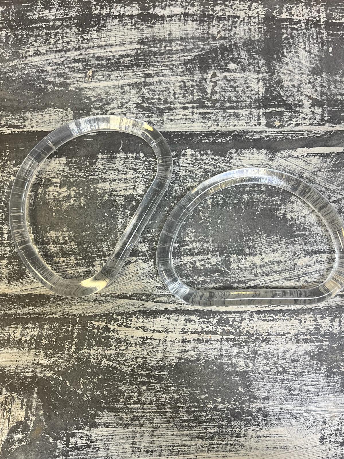 ASAS PARA BOLSOS madera y acrilico