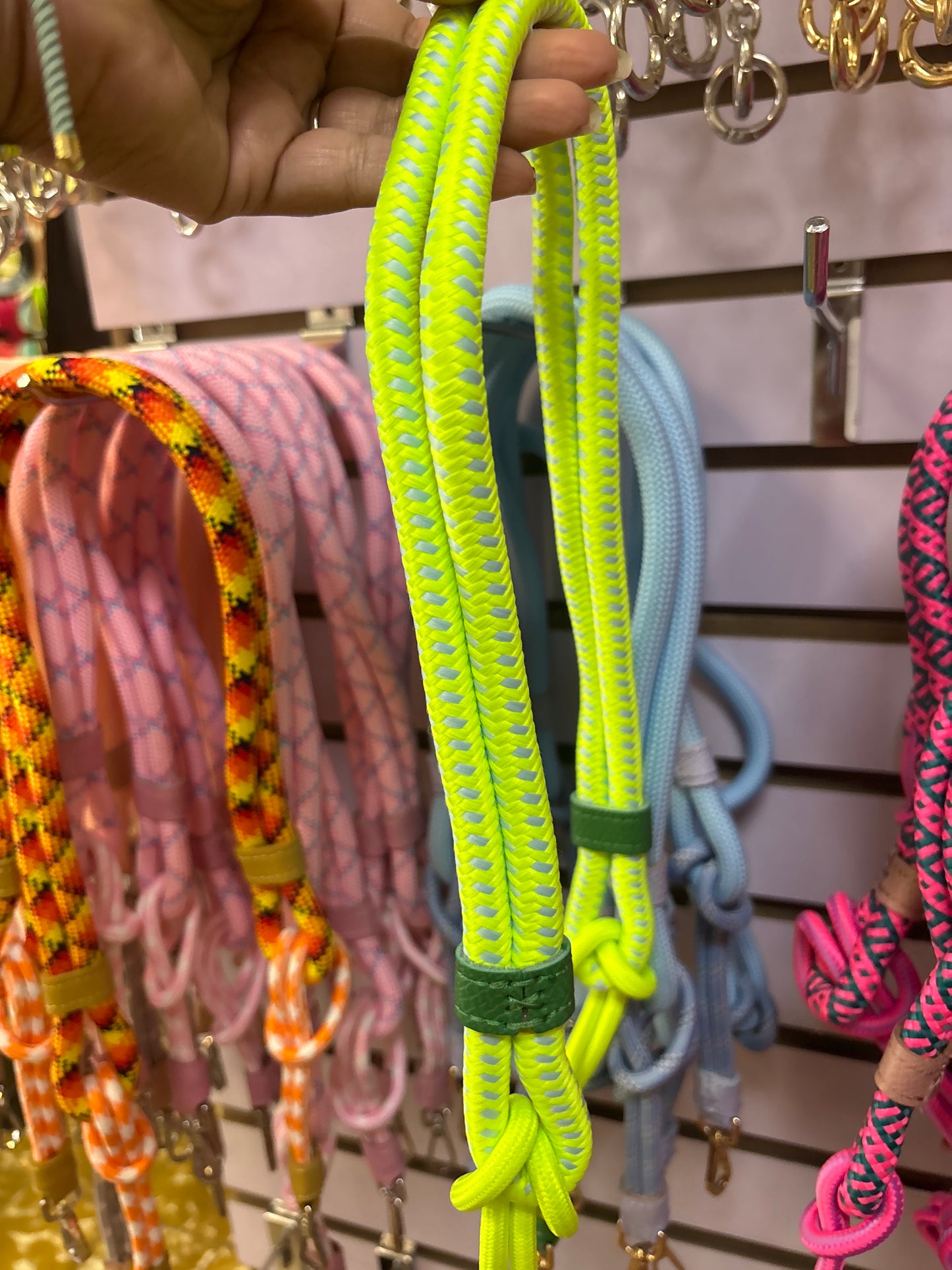 Mangos de cartera multicolor