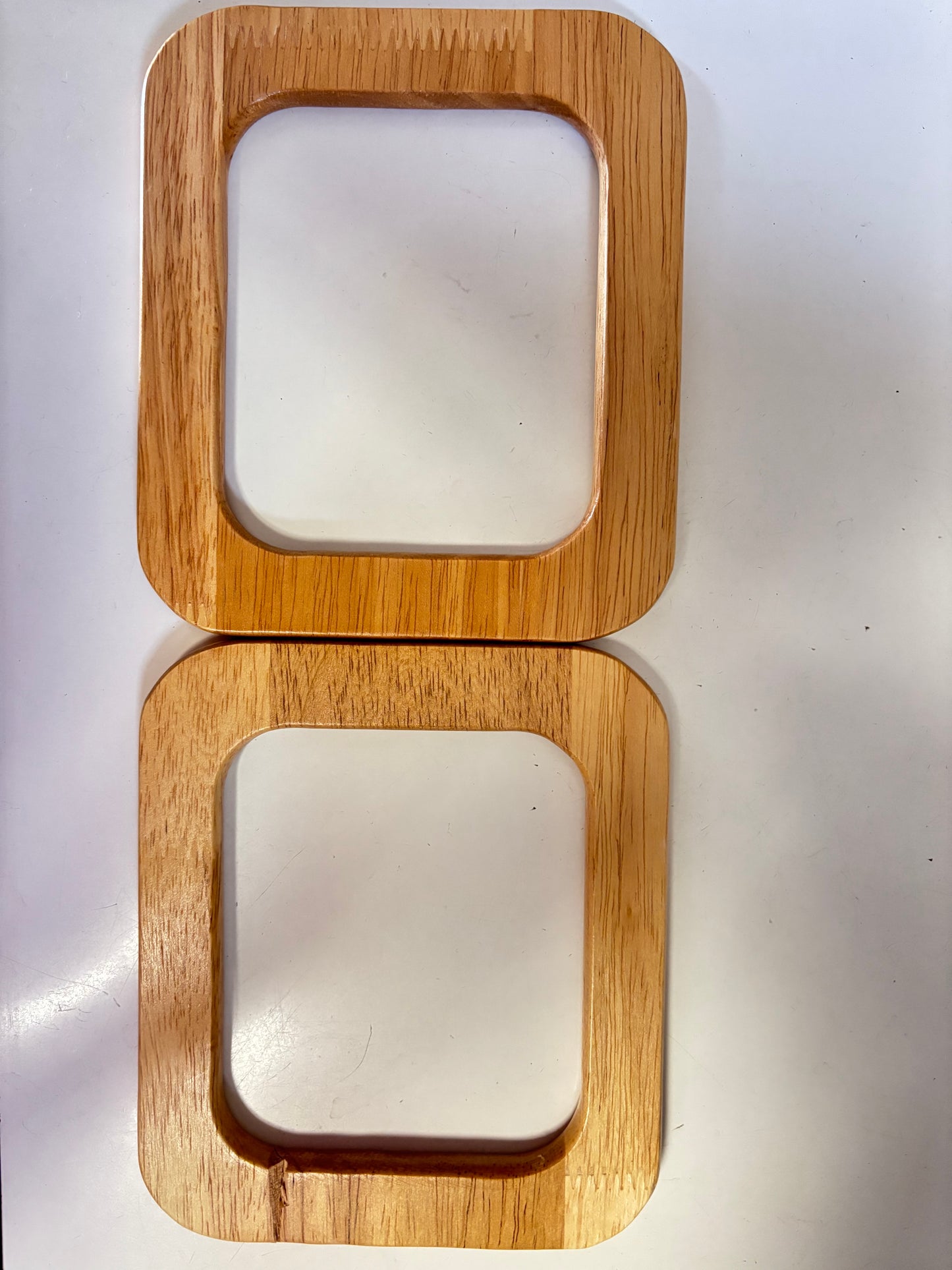 ASAS PARA BOLSOS madera y acrilico