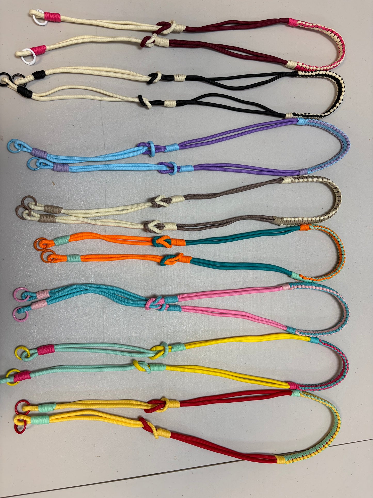 Mangos de cartera multicolor