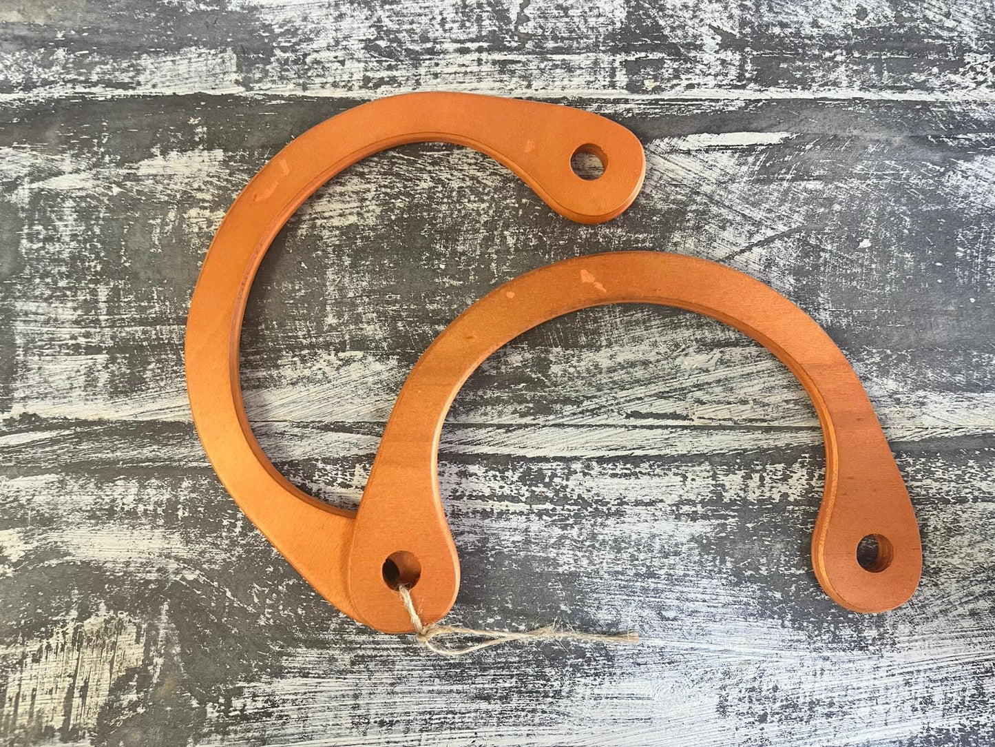 ASAS PARA BOLSOS madera y acrilico