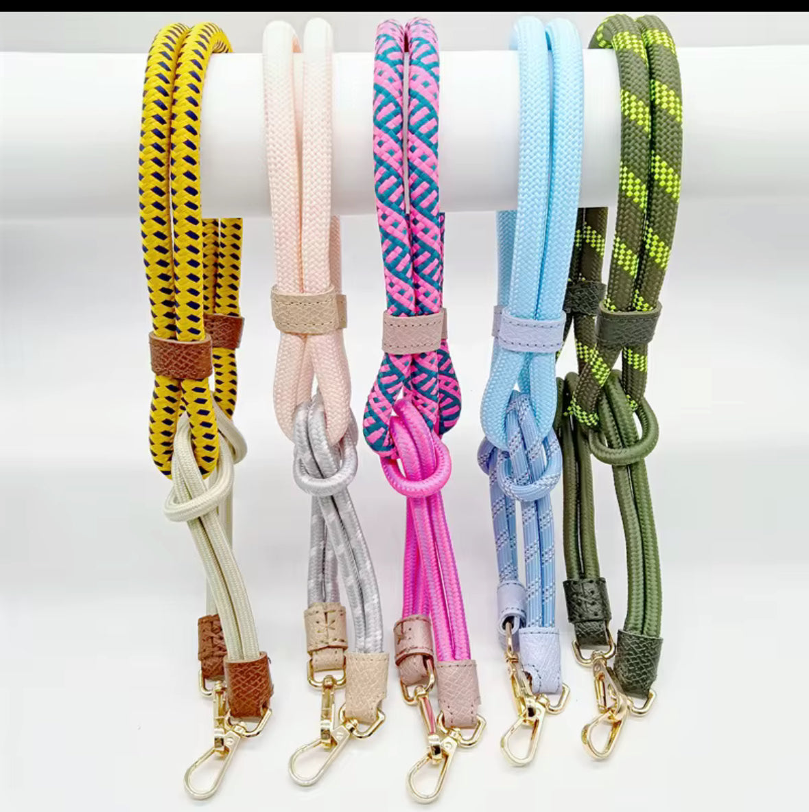 Mangos de cartera multicolor