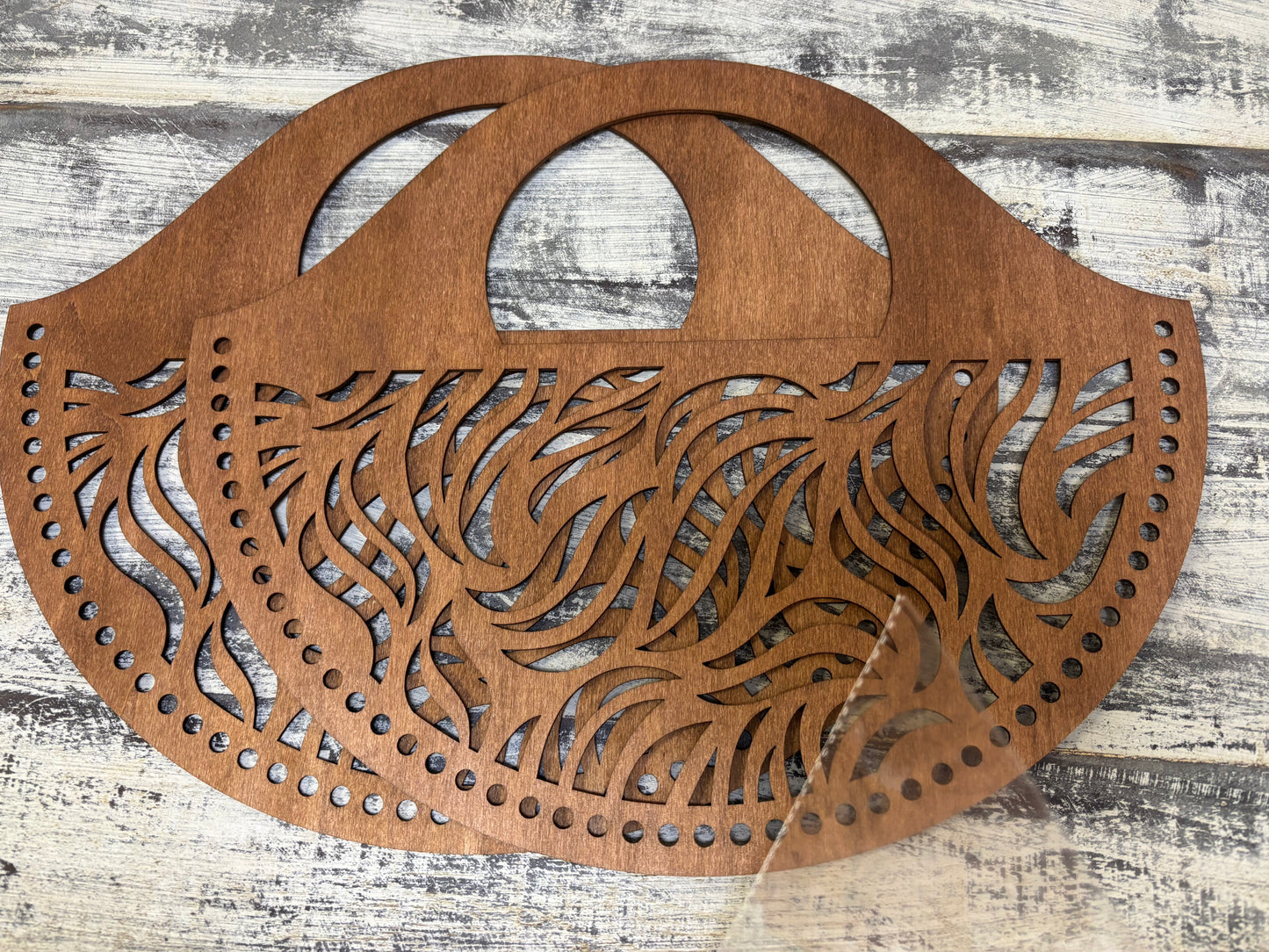 Base de cartera en madera