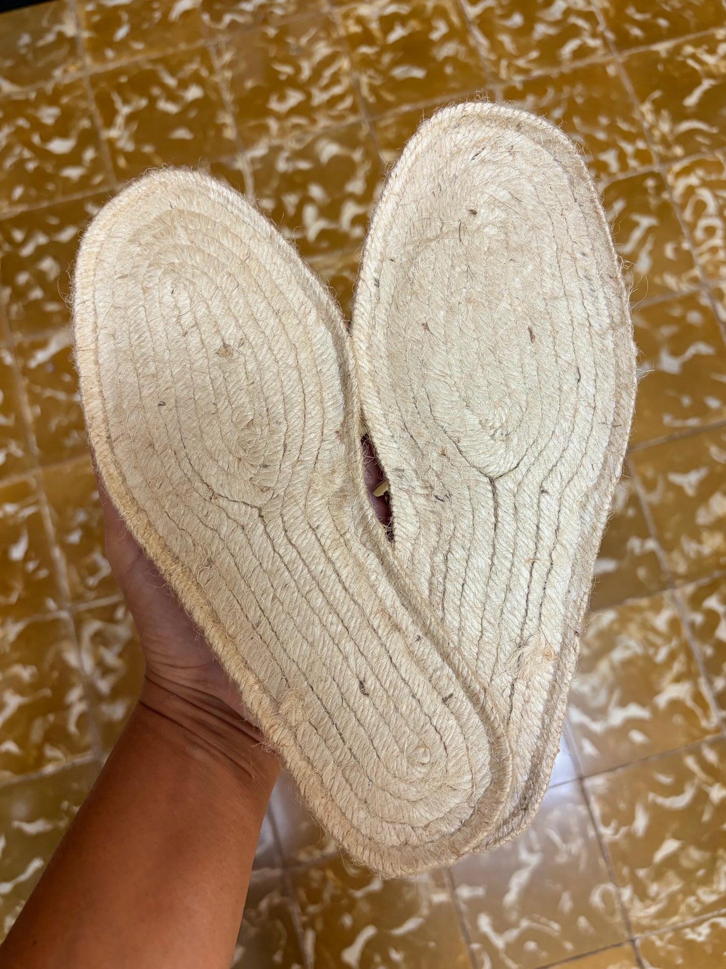 Suelas de alpargatas