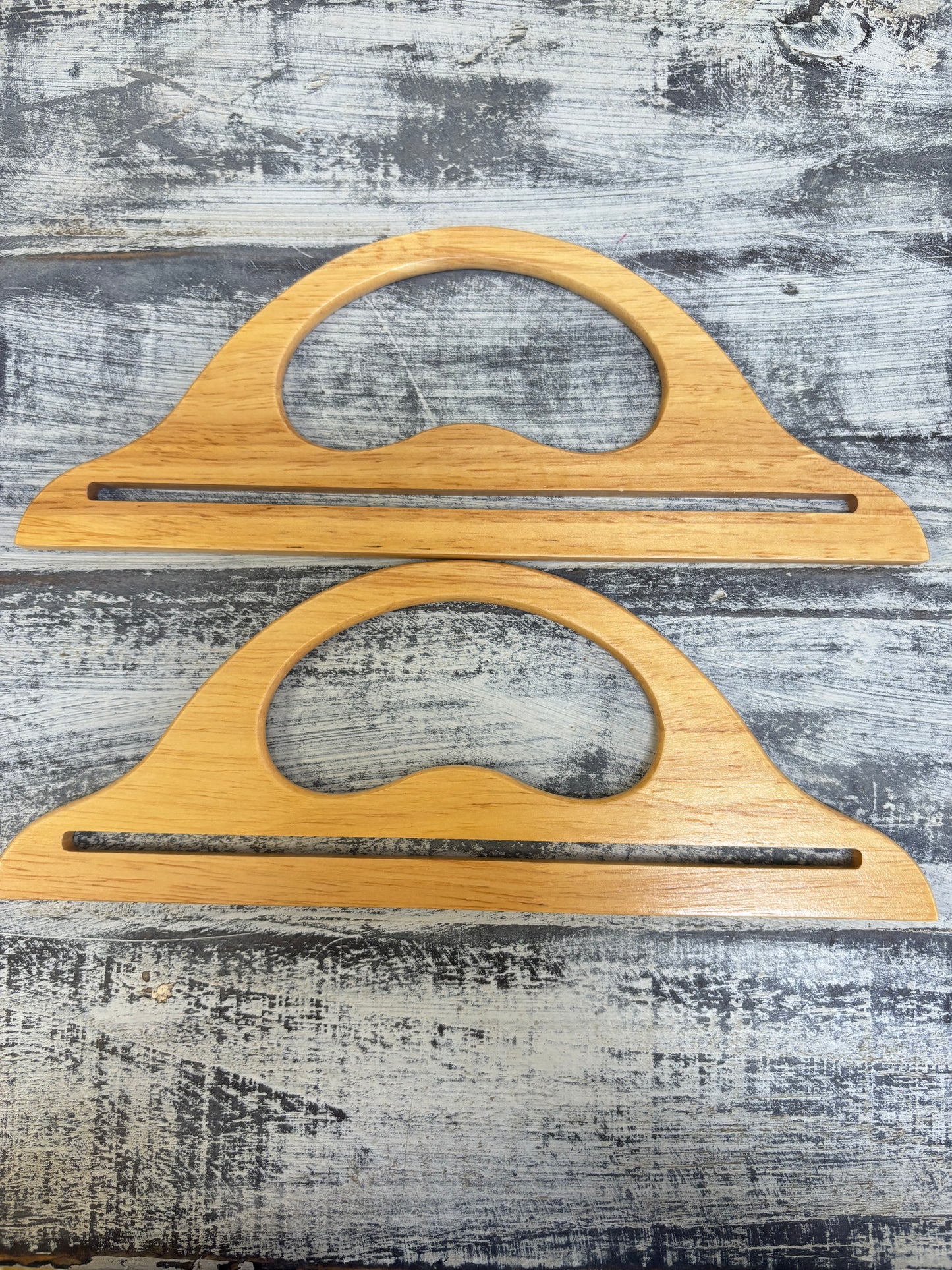ASAS PARA BOLSOS madera y acrilico