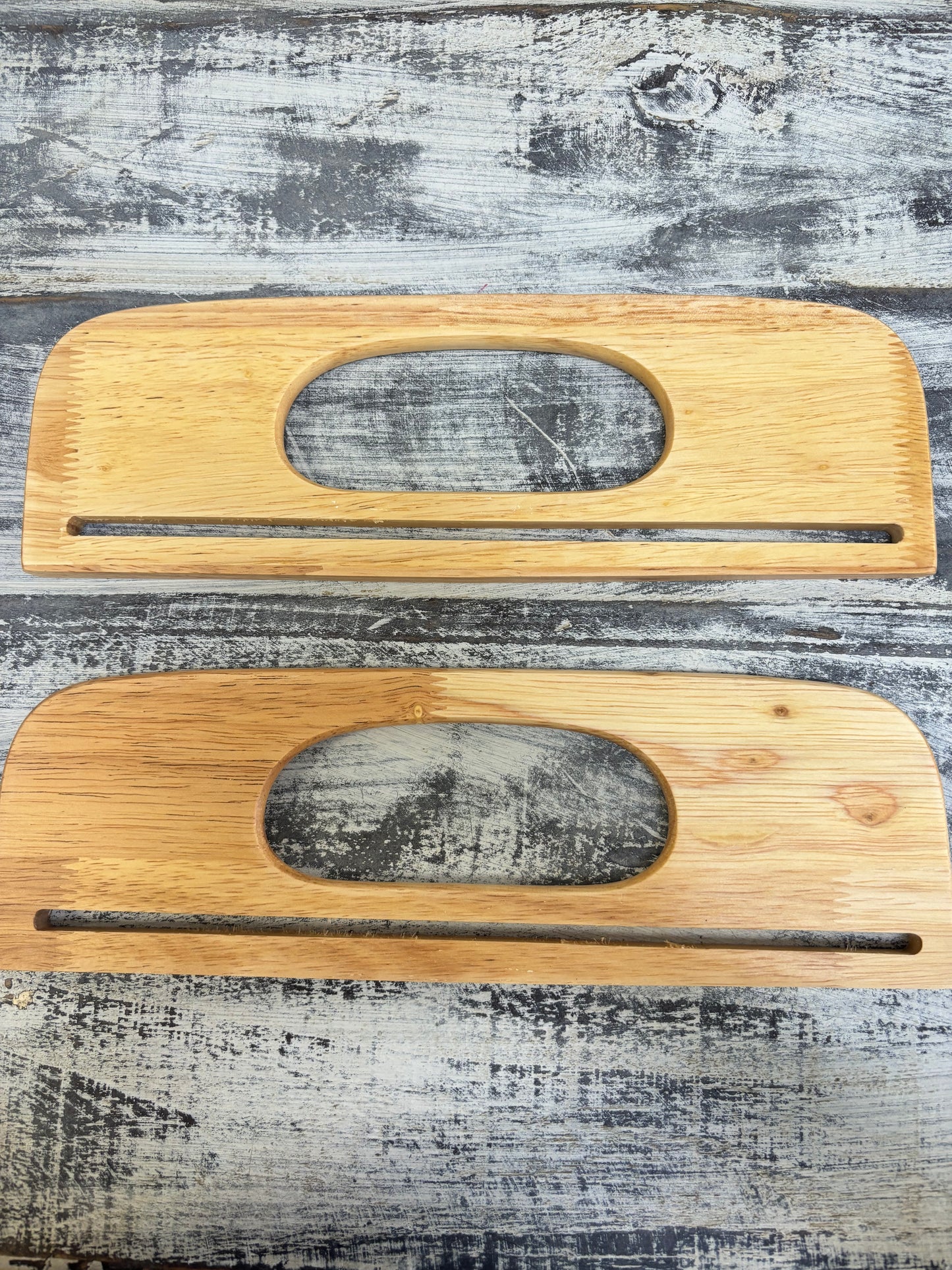 ASAS PARA BOLSOS madera y acrilico
