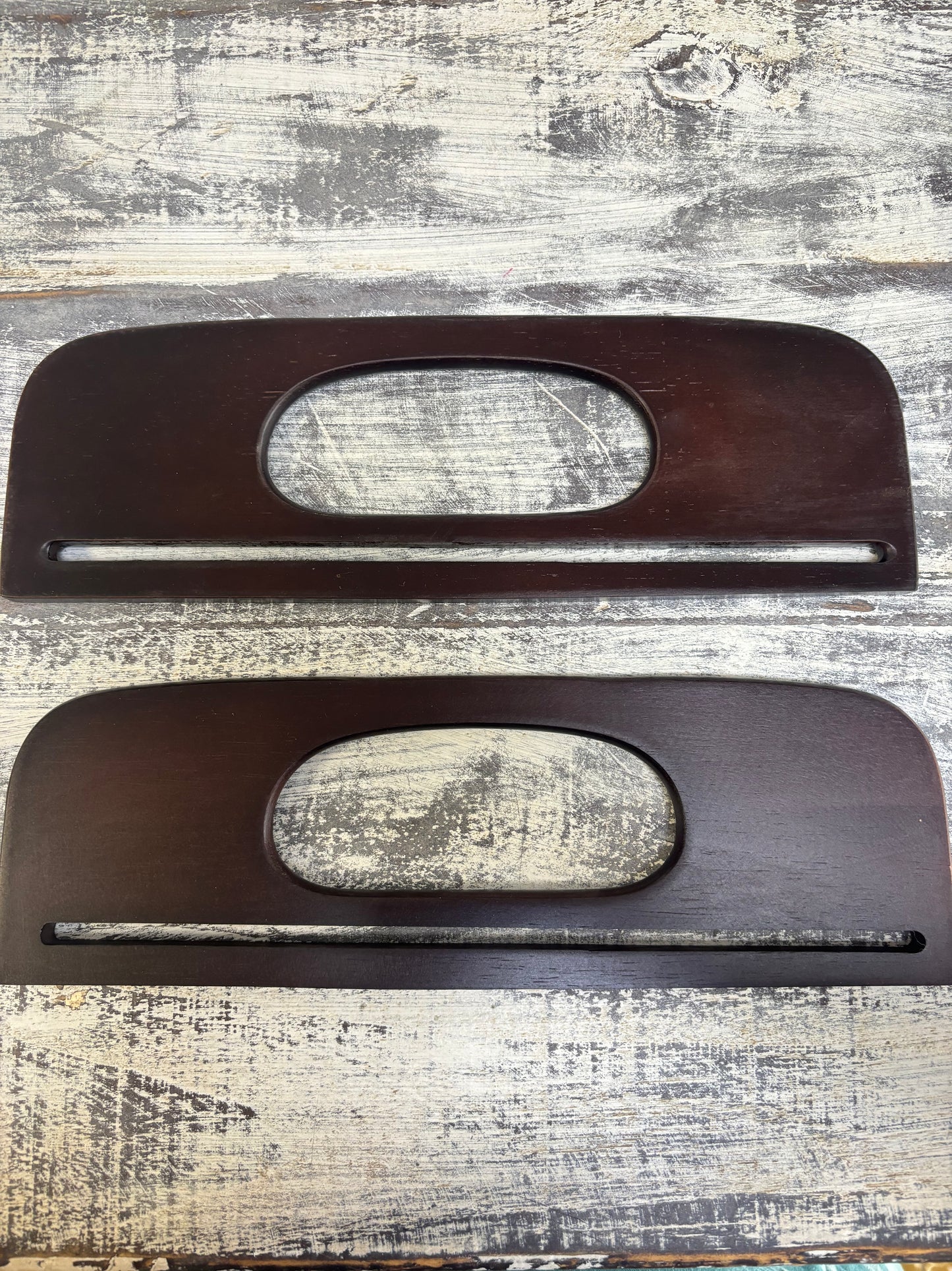 ASAS PARA BOLSOS madera y acrilico