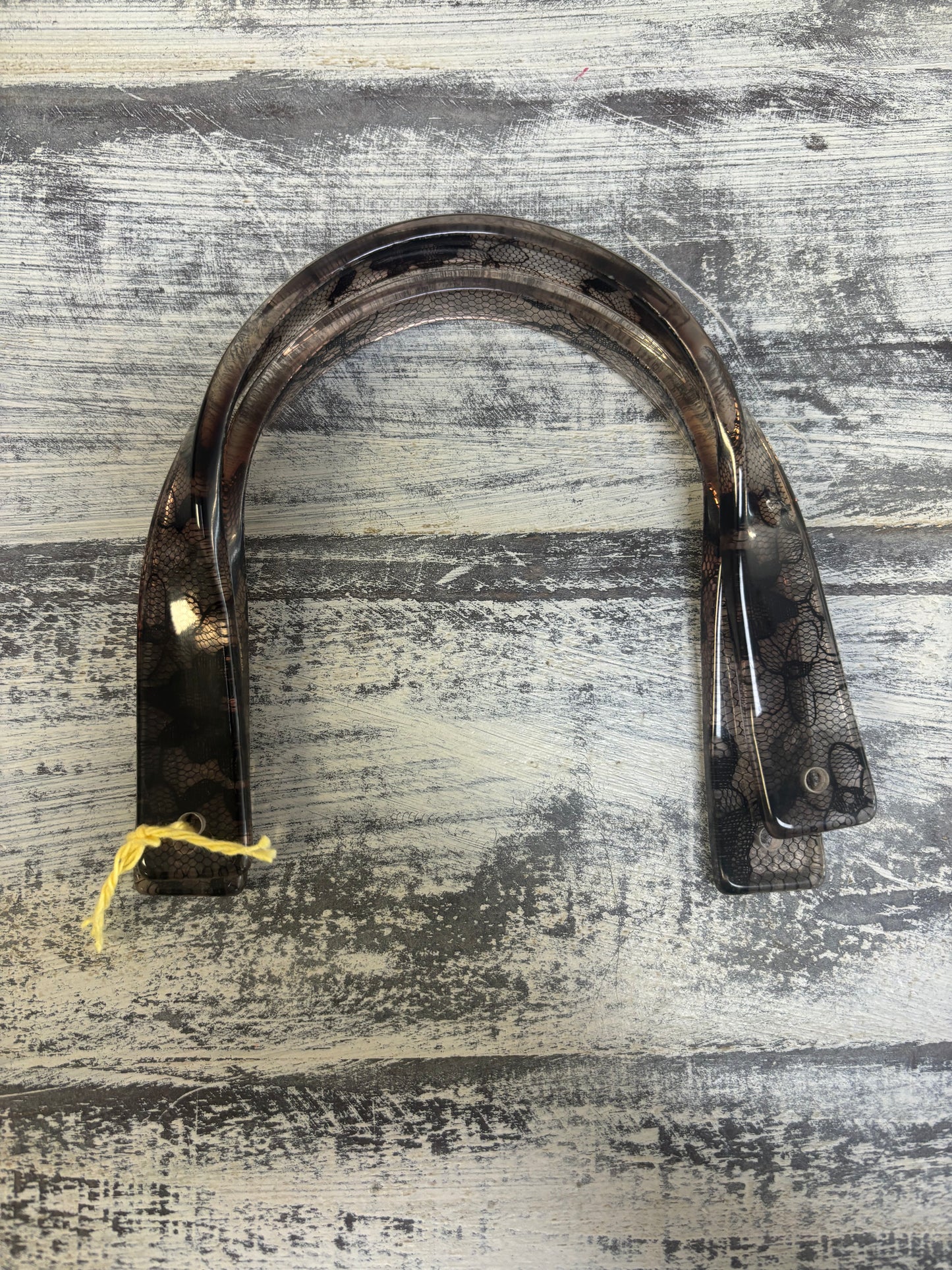 ASAS PARA BOLSOS madera y acrilico