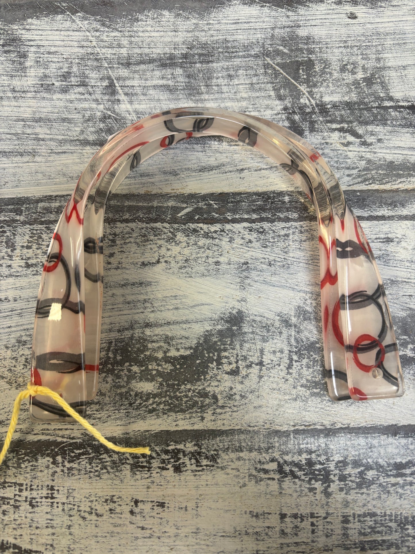ASAS PARA BOLSOS madera y acrilico