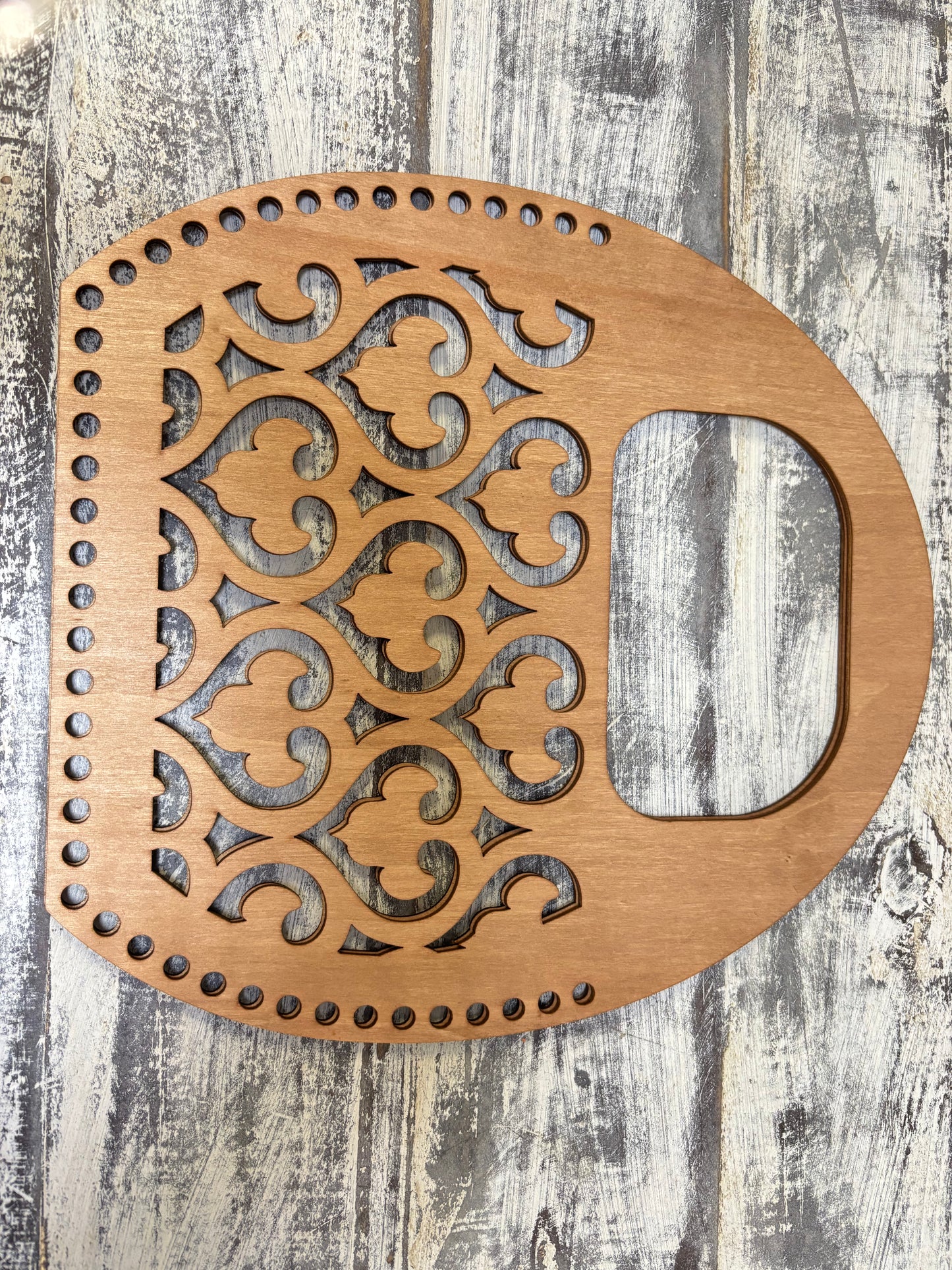 Base de cartera en madera