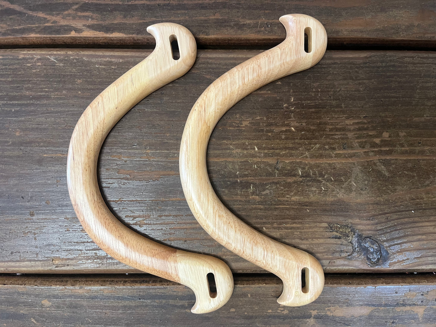 ASAS PARA BOLSOS madera y acrilico
