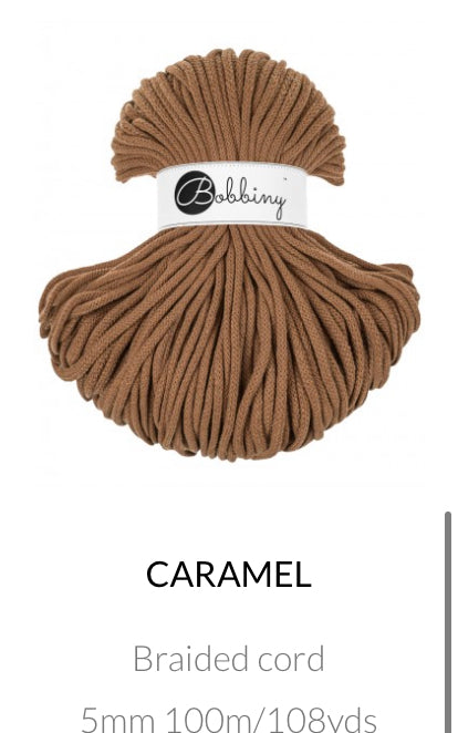 5mm Braided Cord- Bobbiny Premium Cord