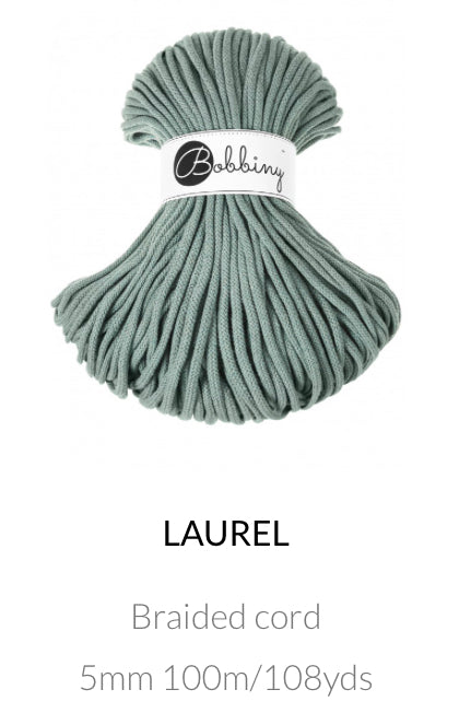 5mm Braided Cord- Bobbiny Premium Cord