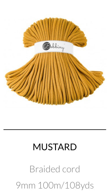9mm Braided Cord- Bobbiny Premium Cord