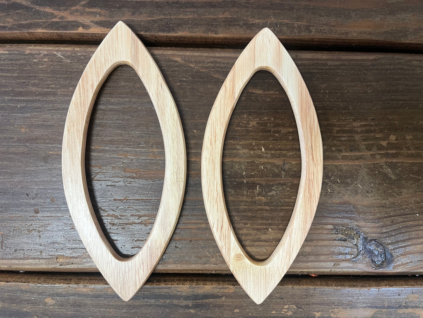 ASAS PARA BOLSOS madera y acrilico