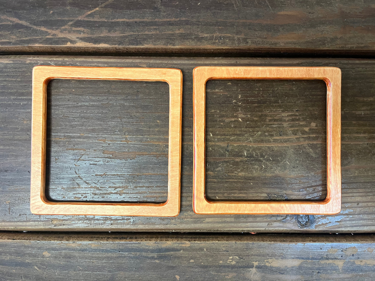 ASAS PARA BOLSOS madera y acrilico