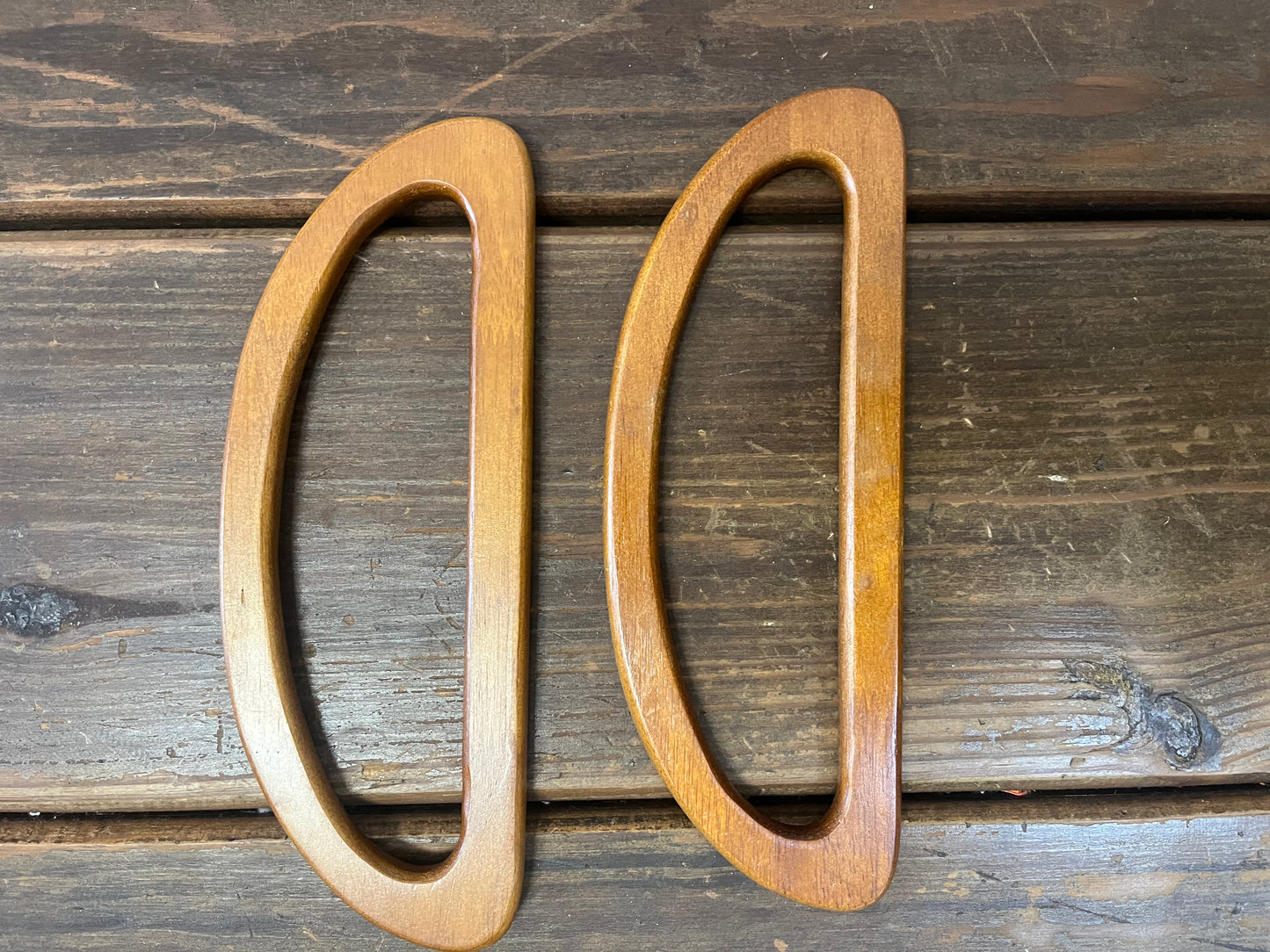 ASAS PARA BOLSOS madera y acrilico