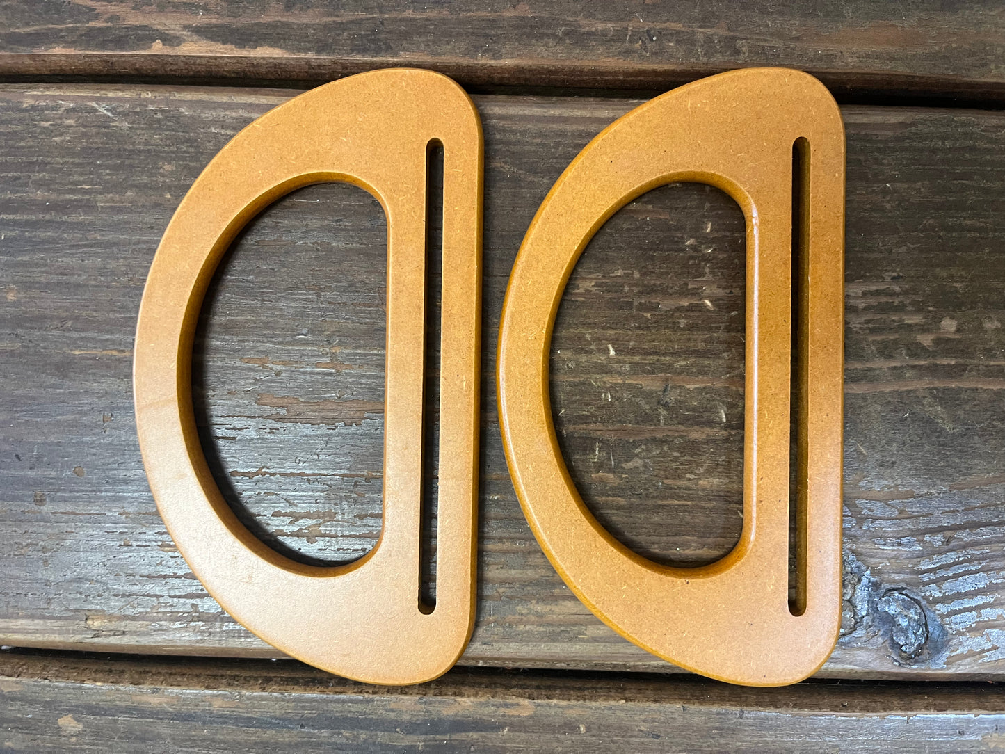 ASAS PARA BOLSOS madera y acrilico