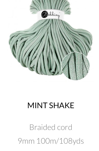 9mm Braided Cord- Bobbiny Premium Cord