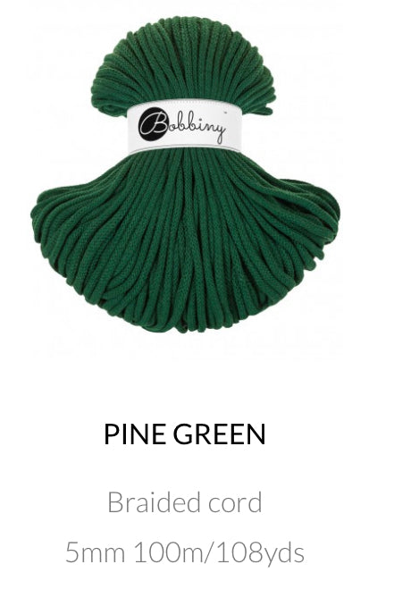 5mm Braided Cord- Bobbiny Premium Cord