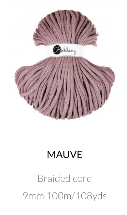 9mm Braided Cord- Bobbiny Premium Cord