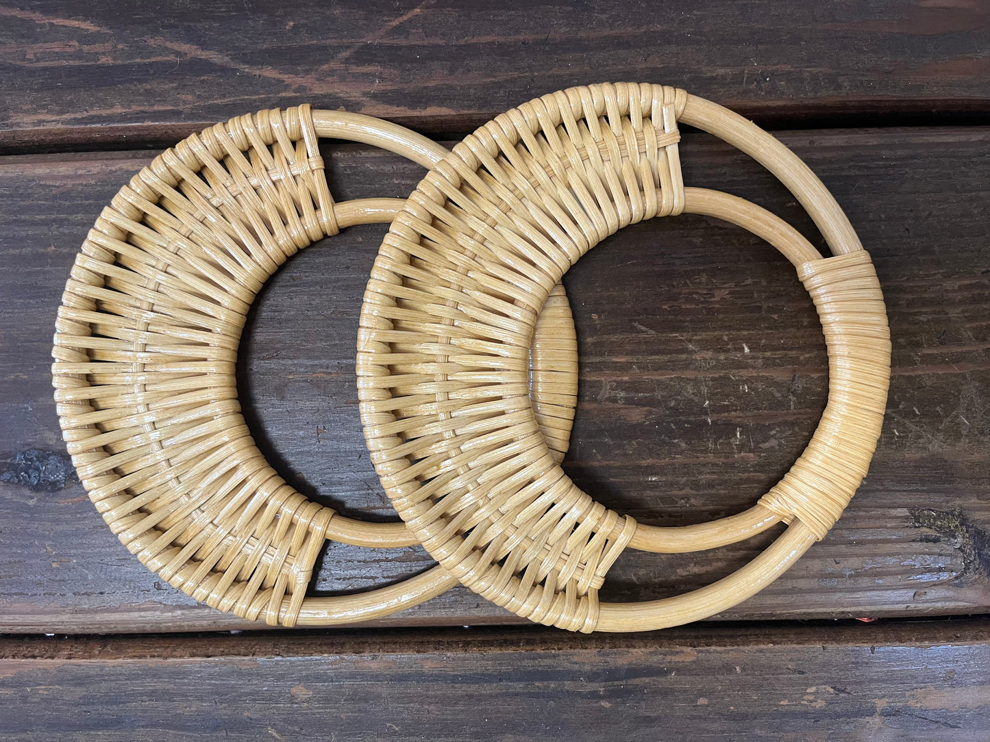 ASAS PARA BOLSOS madera y acrilico