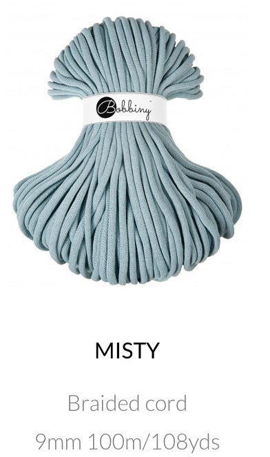 9mm Braided Cord- Bobbiny Premium Cord