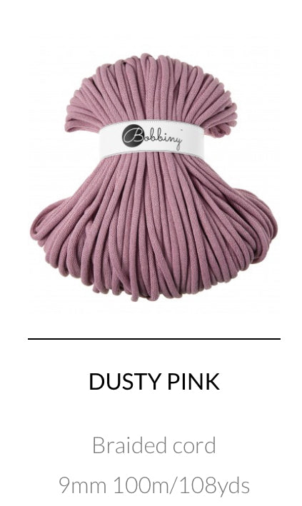 9mm Braided Cord- Bobbiny Premium Cord
