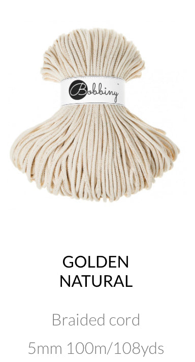 5mm Braided Cord- Bobbiny Premium Cord