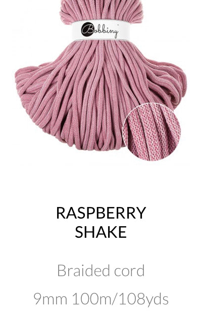9mm Braided Cord- Bobbiny Premium Cord
