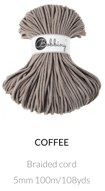 5mm Braided Cord- Bobbiny Premium Cord
