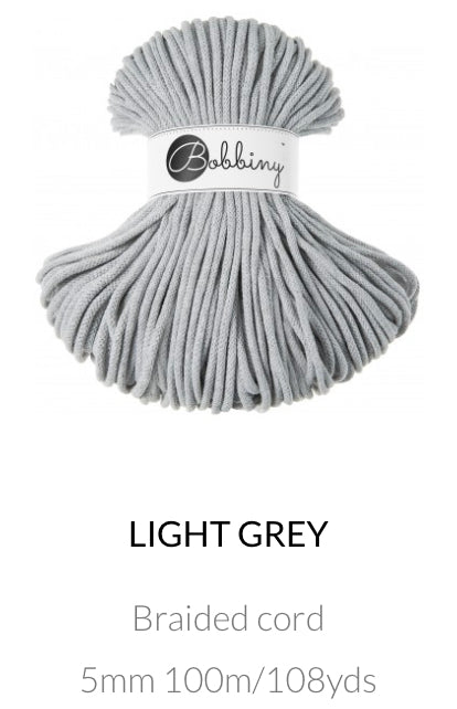 5mm Braided Cord- Bobbiny Premium Cord