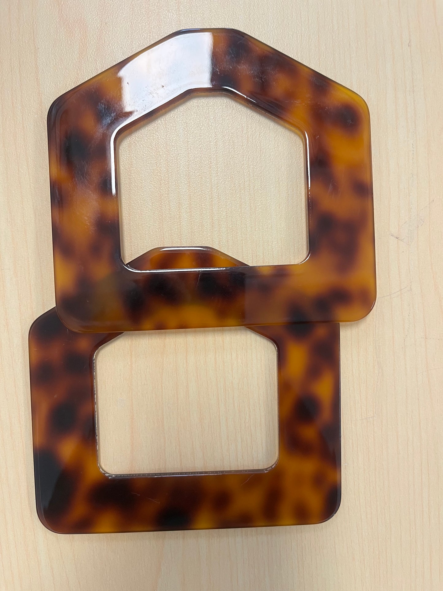 ASAS PARA BOLSOS madera y acrilico