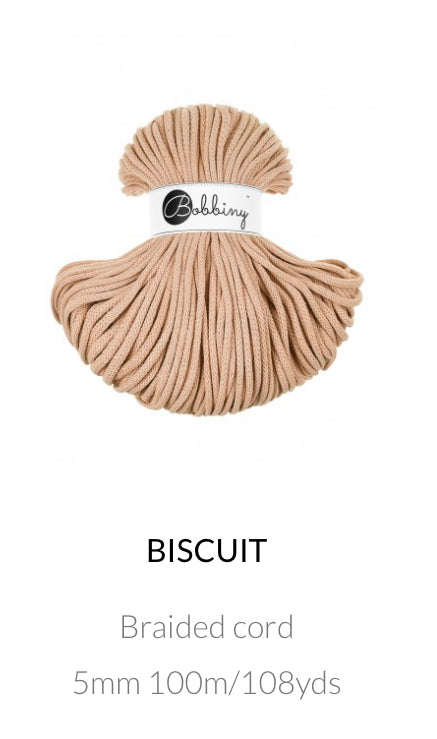 5mm Braided Cord- Bobbiny Premium Cord