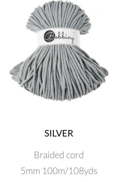 5mm Braided Cord- Bobbiny Premium Cord