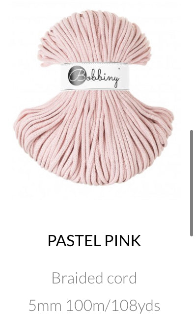 5mm Braided Cord- Bobbiny Premium Cord