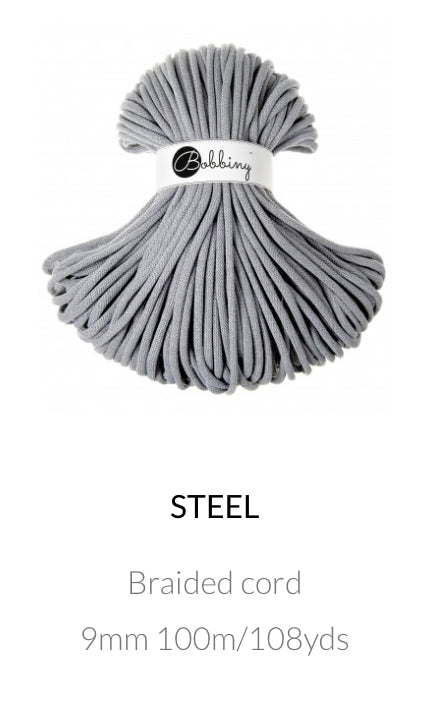 9mm Braided Cord- Bobbiny Premium Cord