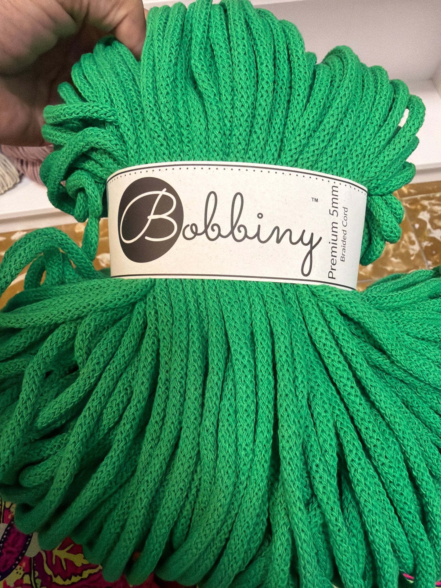 5mm Braided Cord- Bobbiny Premium Cord