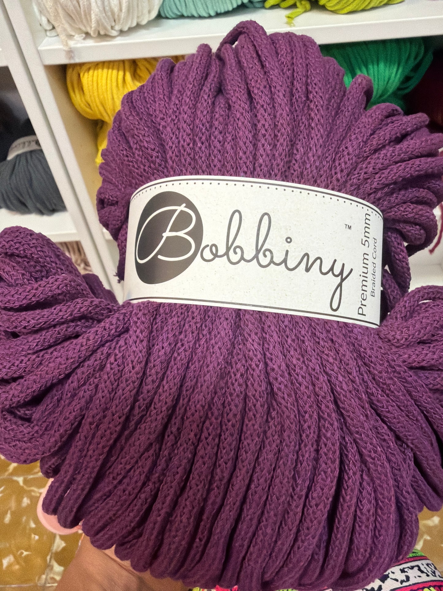 5mm Braided Cord- Bobbiny Premium Cord