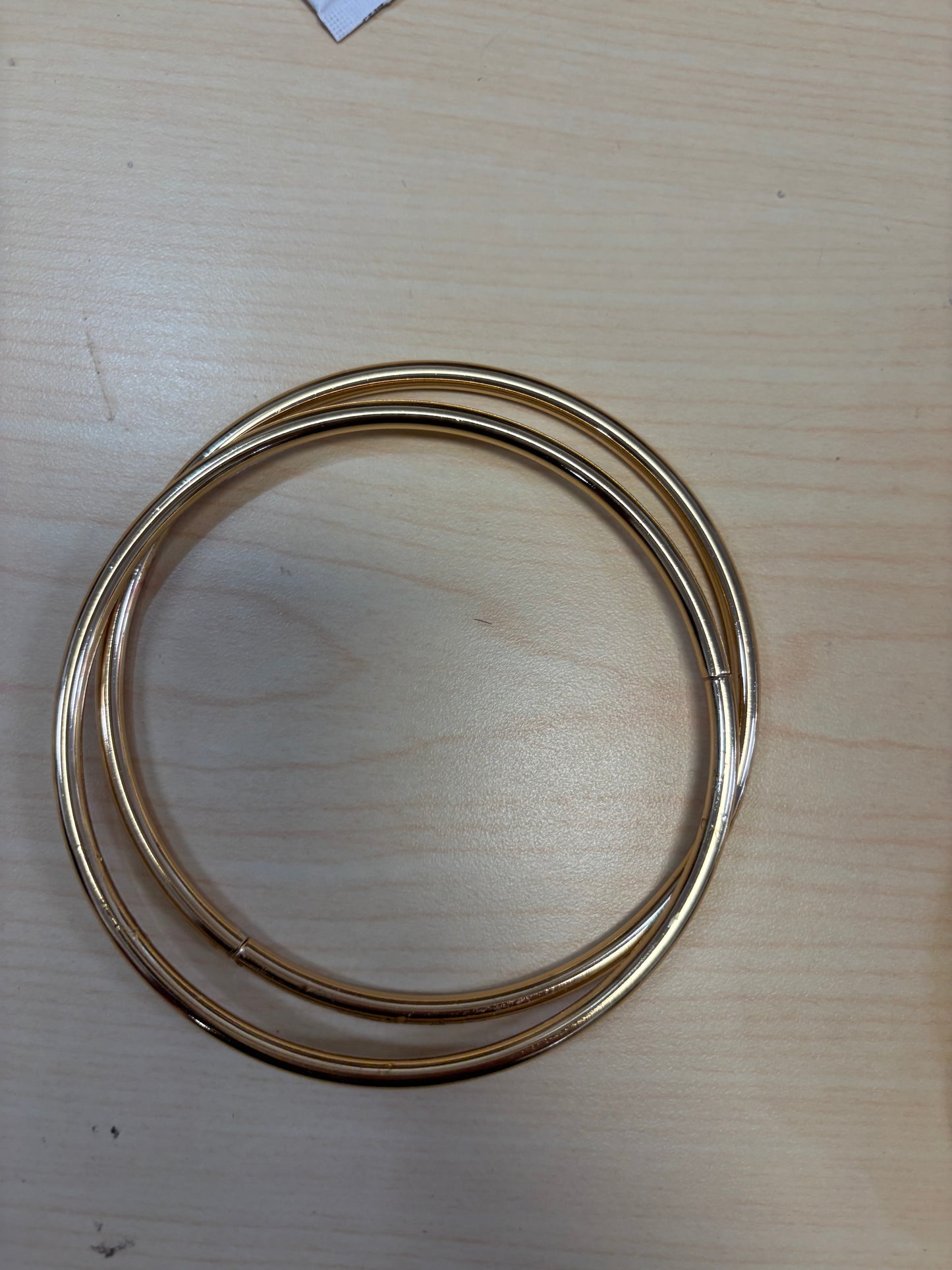 Asa de metal en color oro 4”