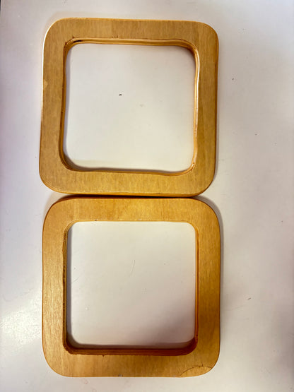 ASAS PARA BOLSOS madera y acrilico