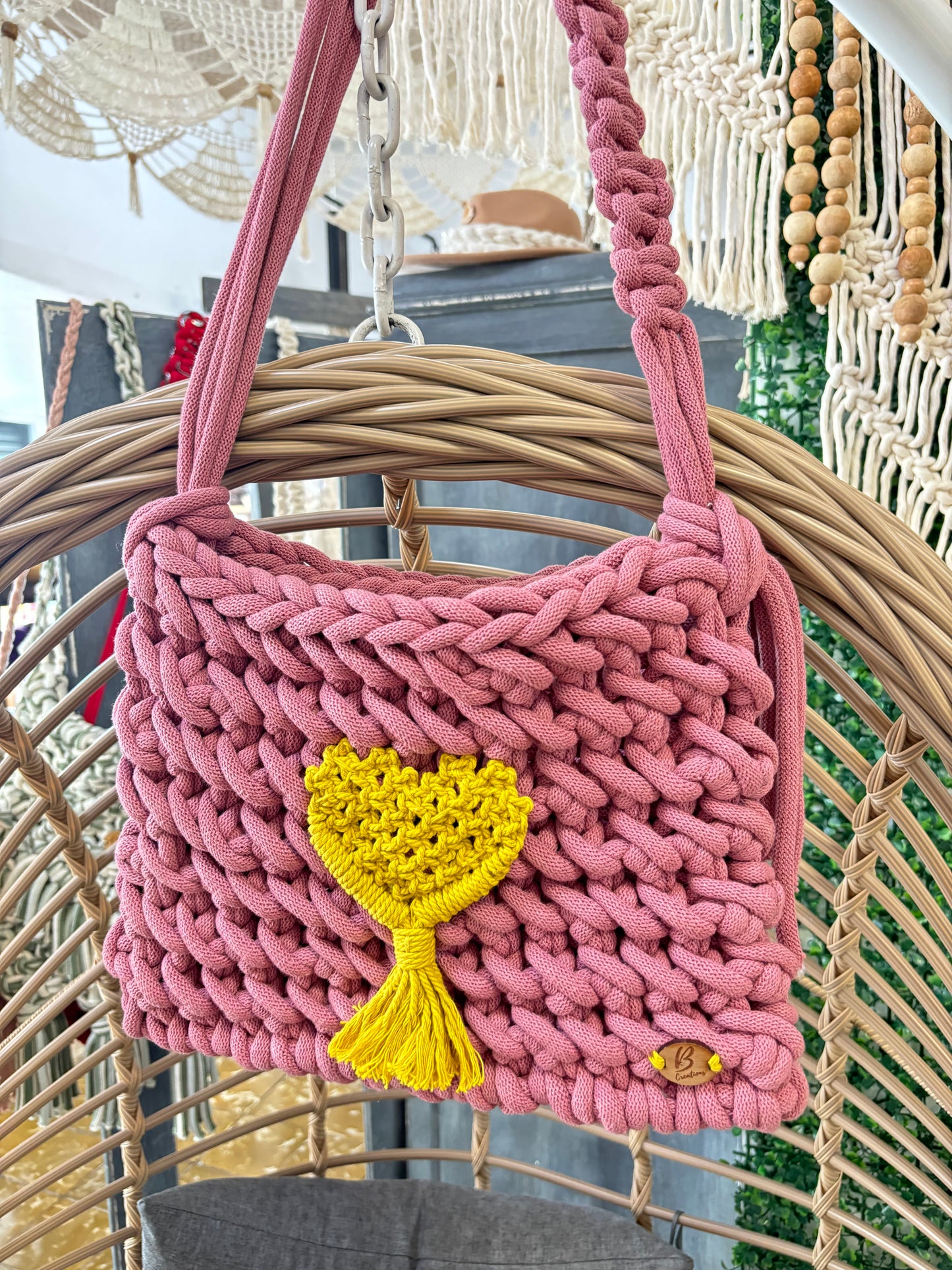 Crochet purse