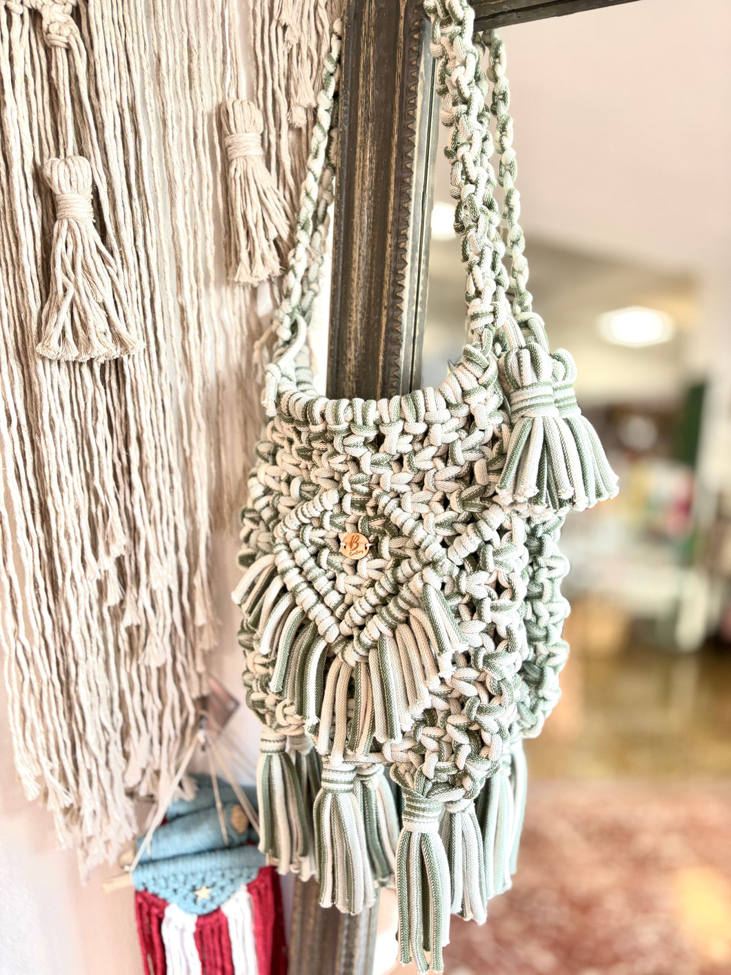 Macrame purse