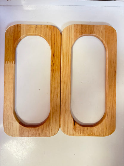 ASAS PARA BOLSOS madera y acrilico