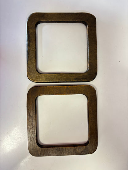 ASAS PARA BOLSOS madera y acrilico